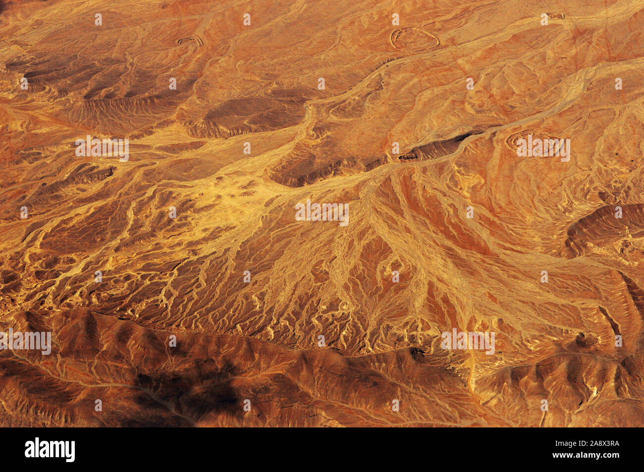 Désert de sable incroyable en Israël Banque D'Images