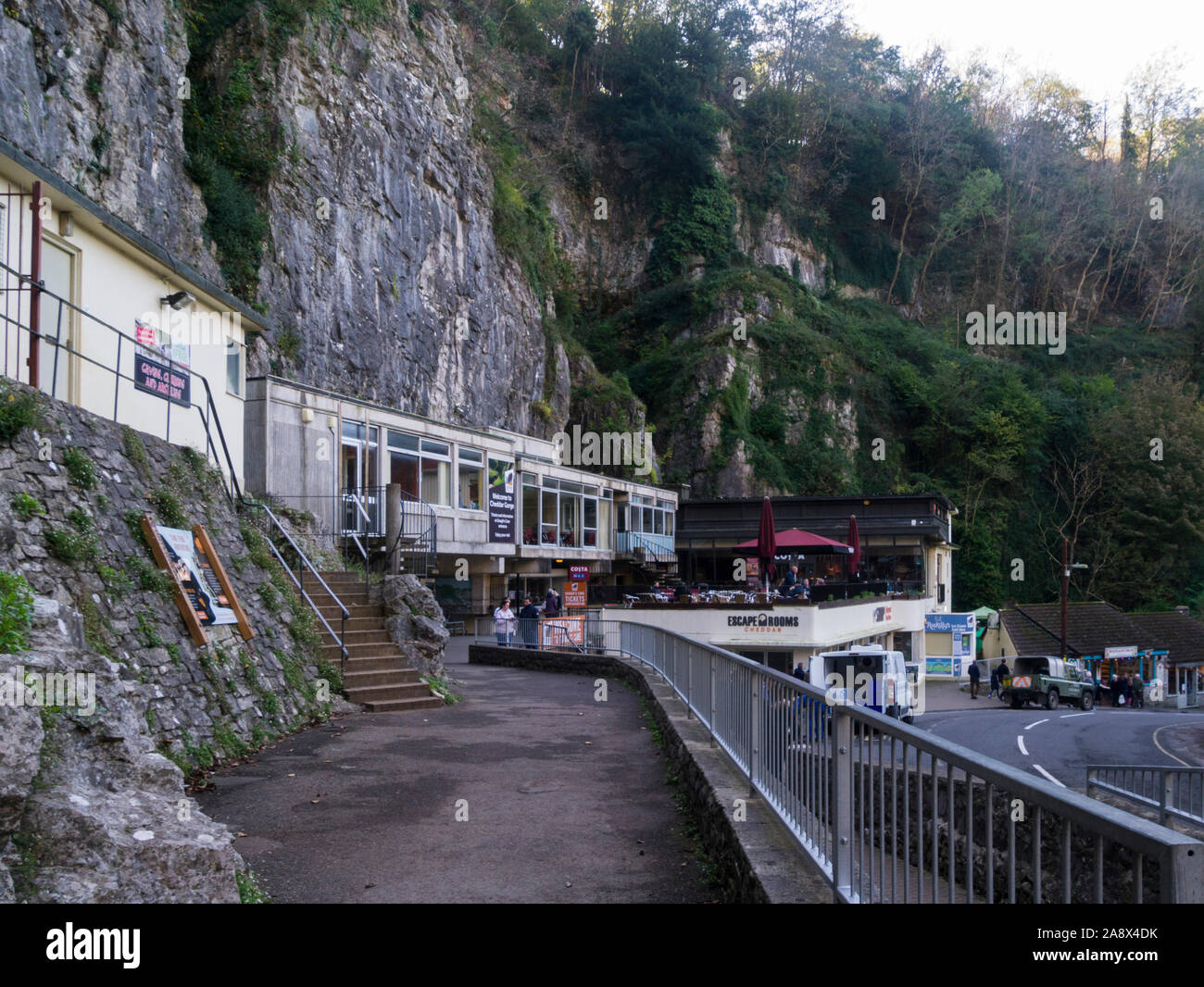 Échapper à Prix Gorge et grottes de Cheddar transportent les visiteurs retour à l'ère victorienne piégés dans Richard Gough's house trouver moyen de s'échapper le Somerset Englan Banque D'Images