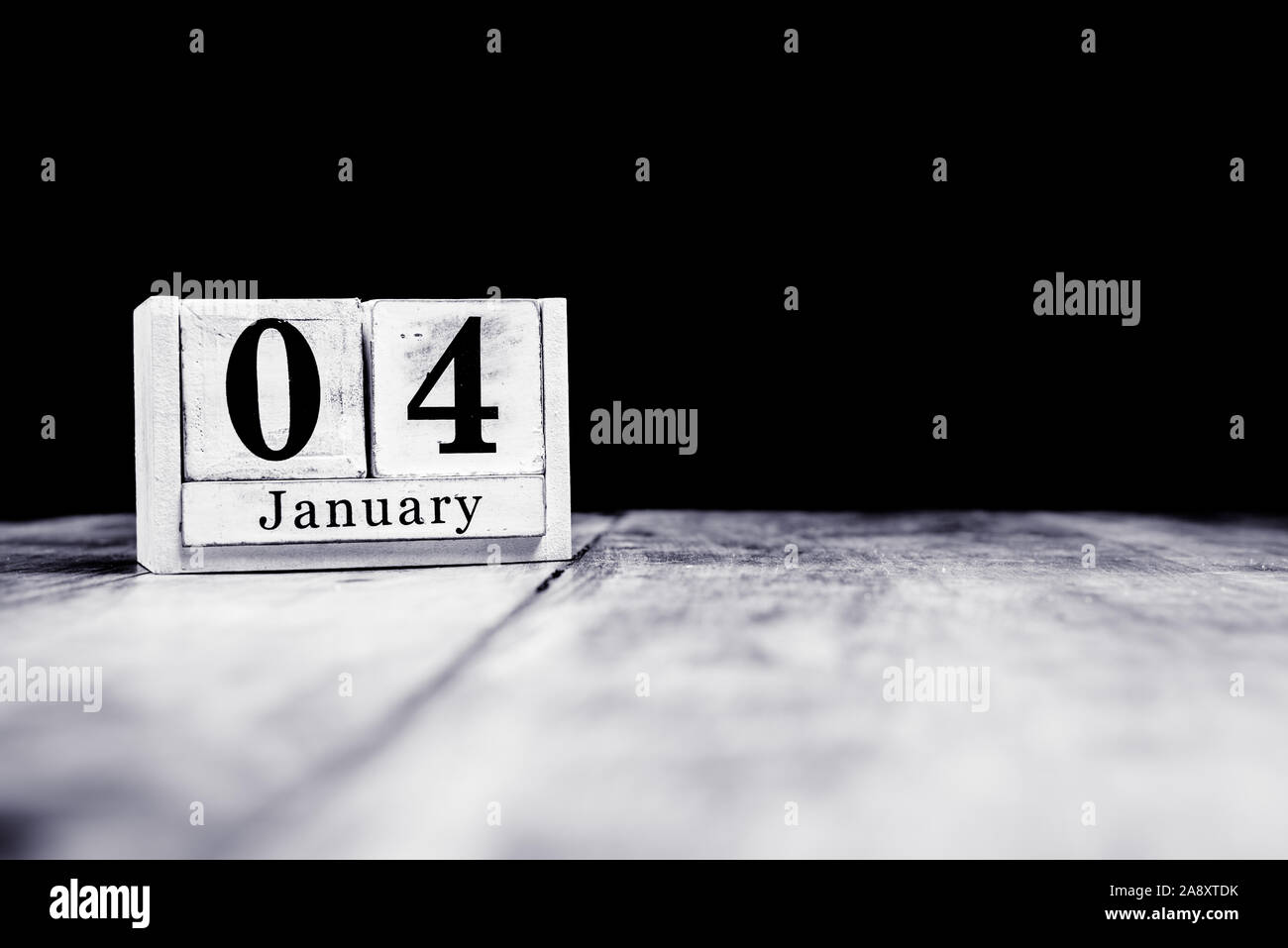 4 Janvier 4 Janvier Suite De Janvier Mois Du Calendrier Date Anniversaire Ou D Anniversaire Ou Photo Stock Alamy