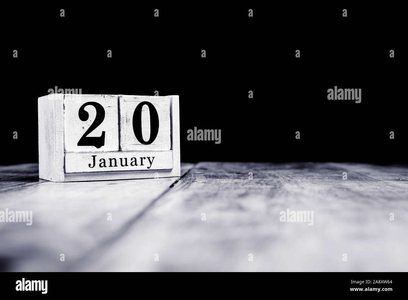 20 janvier, 20 janvier, 20 de janvier, mois du calendrier - date anniversaire ou d'anniversaire ou Photo Stock - Alamy