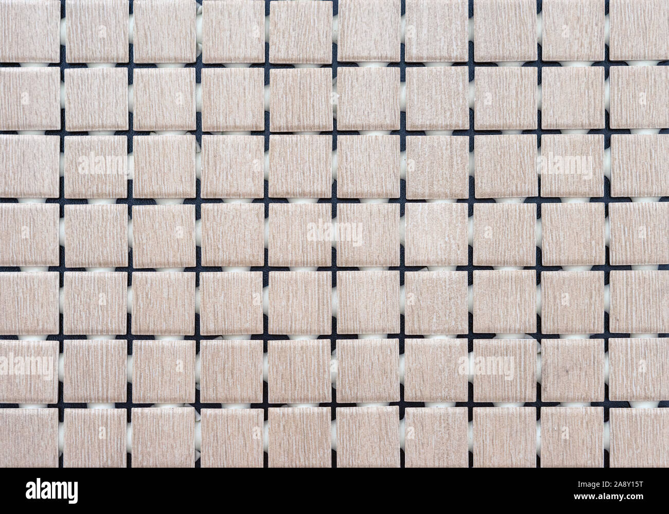 Mosaïque en céramique avec imitation bois. Texture Tile. Banque D'Images