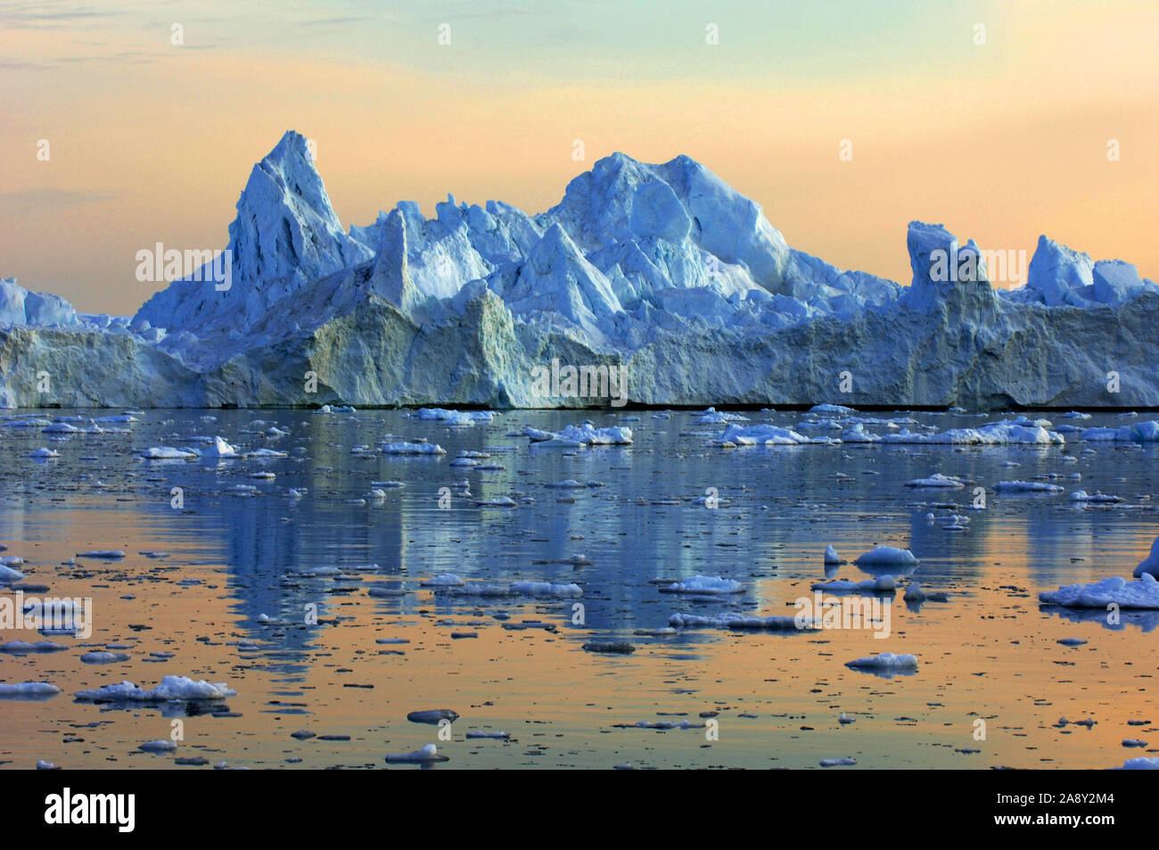 Groenland - Blaues Eis Banque D'Images