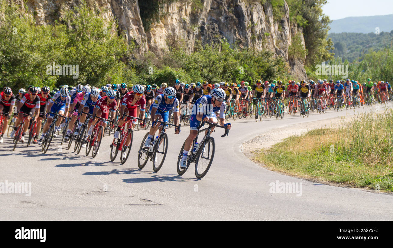 Giro d'Italia 2017, 8. Etappe, Ziel ist Peschici Banque D'Images