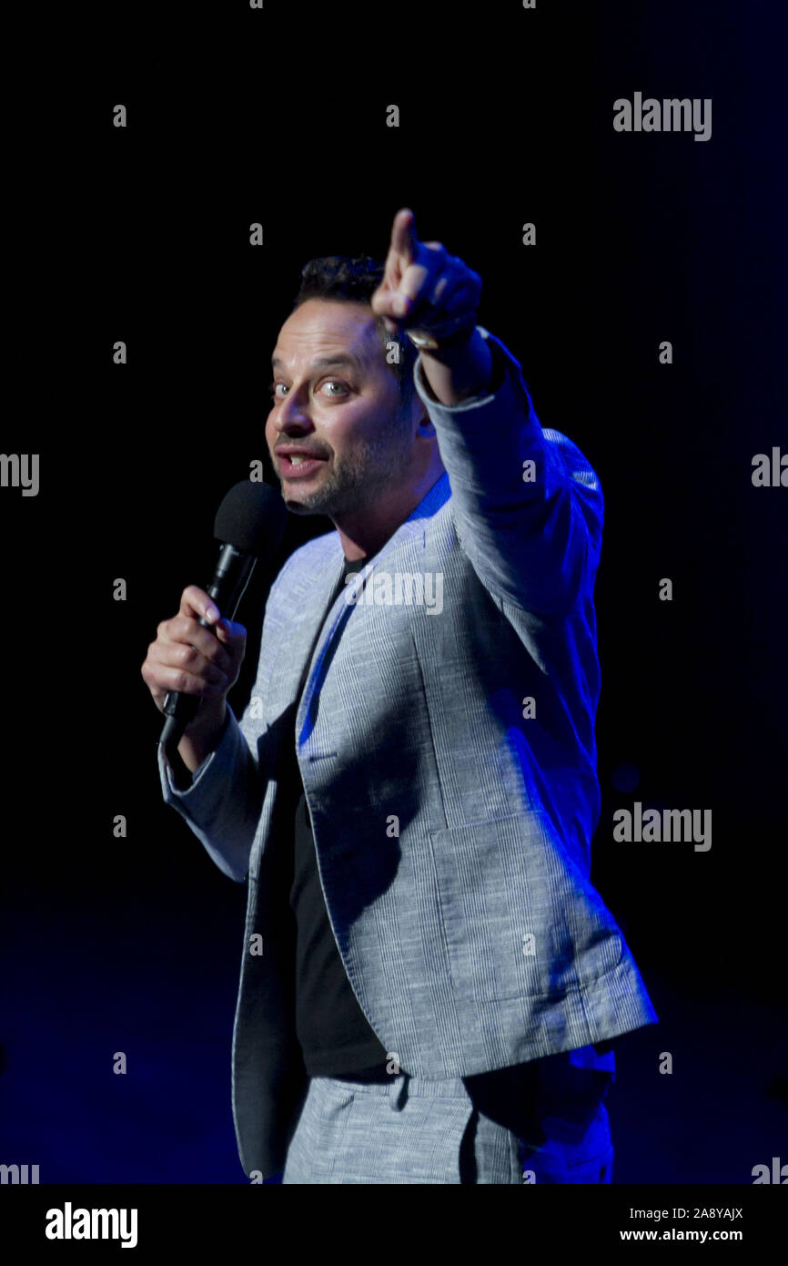 Le 9 novembre 2019, Brooklyn, NY, USA : Brooklyn, NY Le 9 novembre , 2019 : BAM présente .Nick Kroll effectuant dans son garçon d'âge moyen tour à la Howard Gilman Opera House.Crédit Photo Rahav Segev (Image Crédit : © Rahav Segev/Zuma sur le fil) Banque D'Images