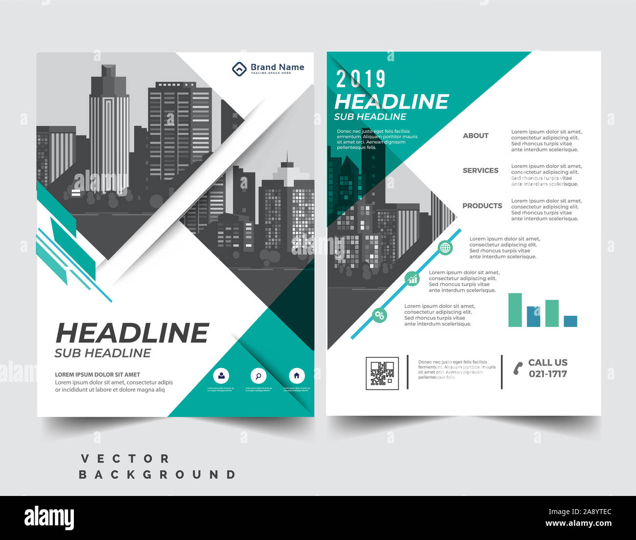 Couverture Brochure design, mise en page moderne, rapport annuel, affiche,  flyer en A4 avec des triangles colorés pour affaires et finances Photo  Stock - Alamy