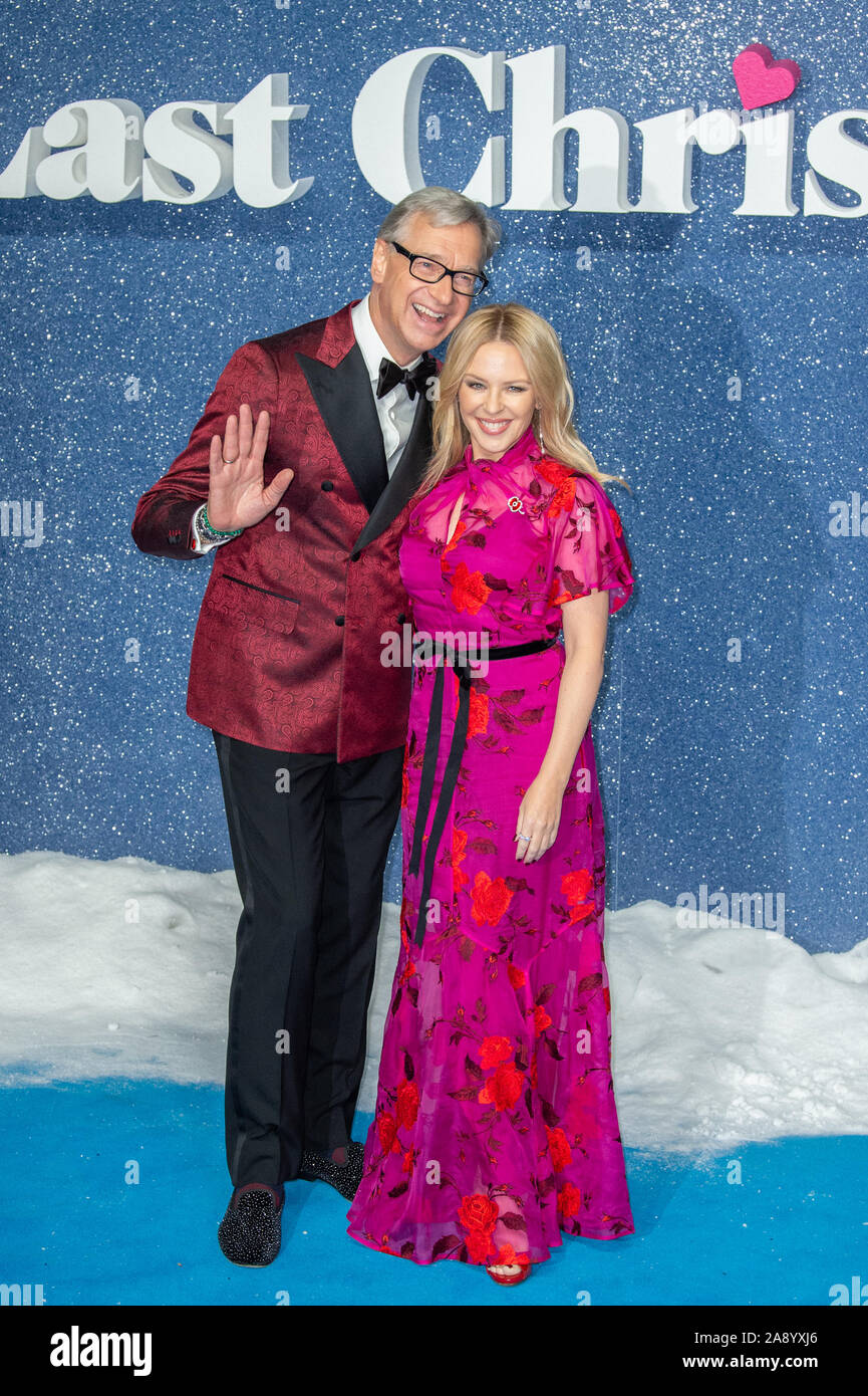 Londres, Royaume-Uni. 11 novembre 2019. Paul Feig, Kylie Minogue assister à la première de 'Royaume-Uni' Noël dernier tenue à la BFI Southbank. Crédit : Peter Manning/Alamy Live News Banque D'Images