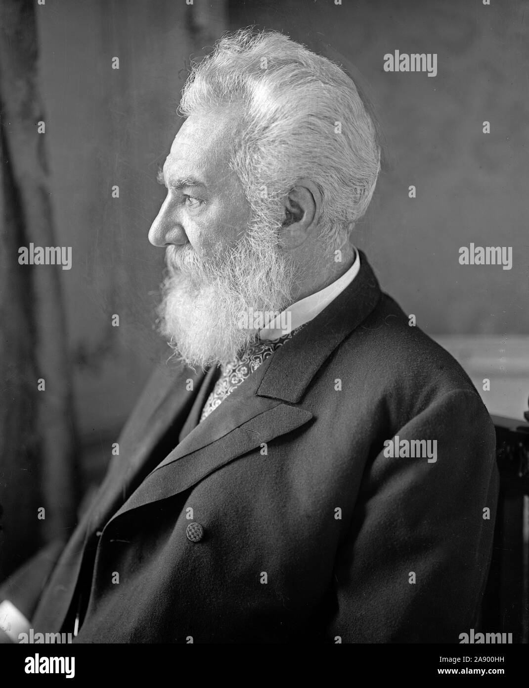 Alexander Graham Bell, inventeur du téléphone ca. 1905-1922 Banque D'Images