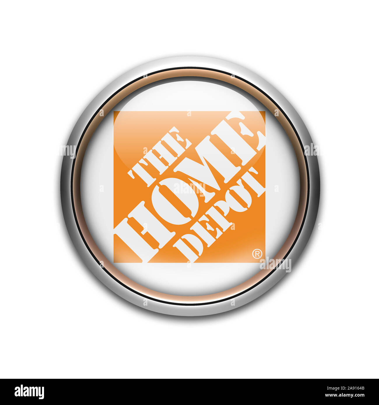 Le logo Home Depot Banque D'Images