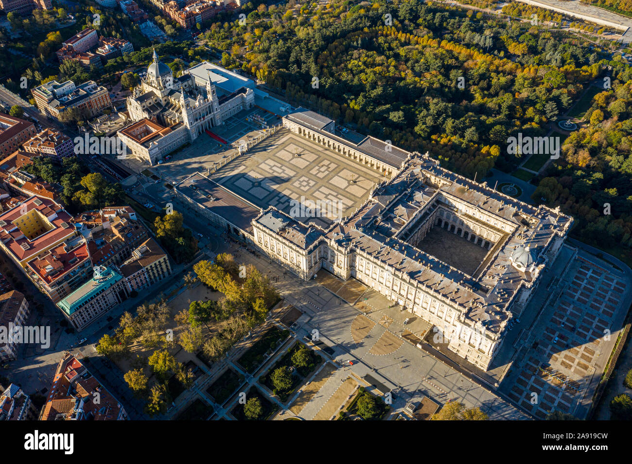Palais Royal de Madrid, Palacio Real de Madrid, Madrid, Espagne Banque D'Images