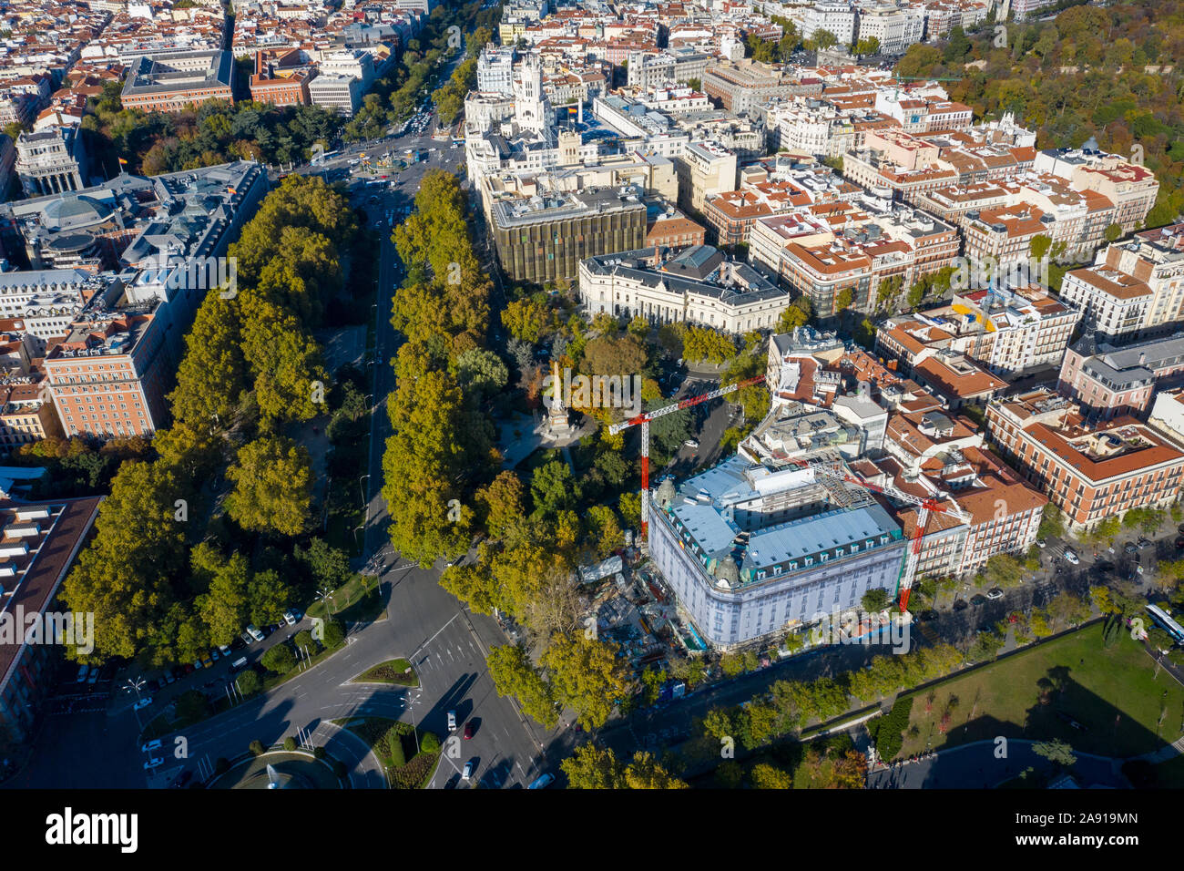 Bolsa de Madrid, Monumento a los Caídos por España, Madrid, Espagne Banque D'Images