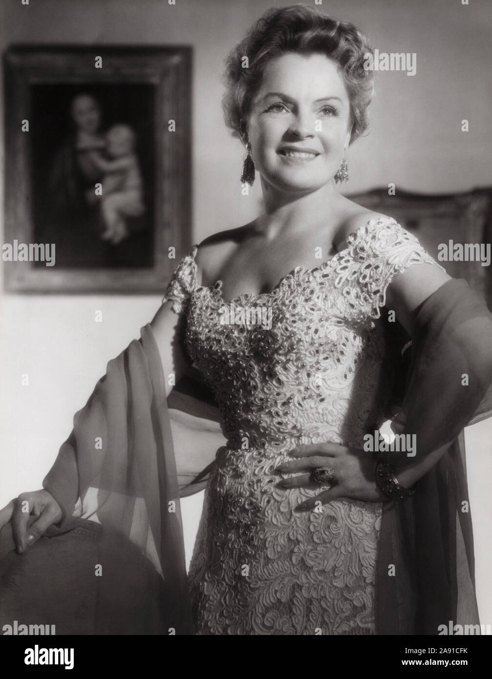 Magda Schneider, deutsche Schauspielerin 1950er Jahre, Deutschland. L'actrice allemande Magda Schneider, Allemagne 1950. Banque D'Images