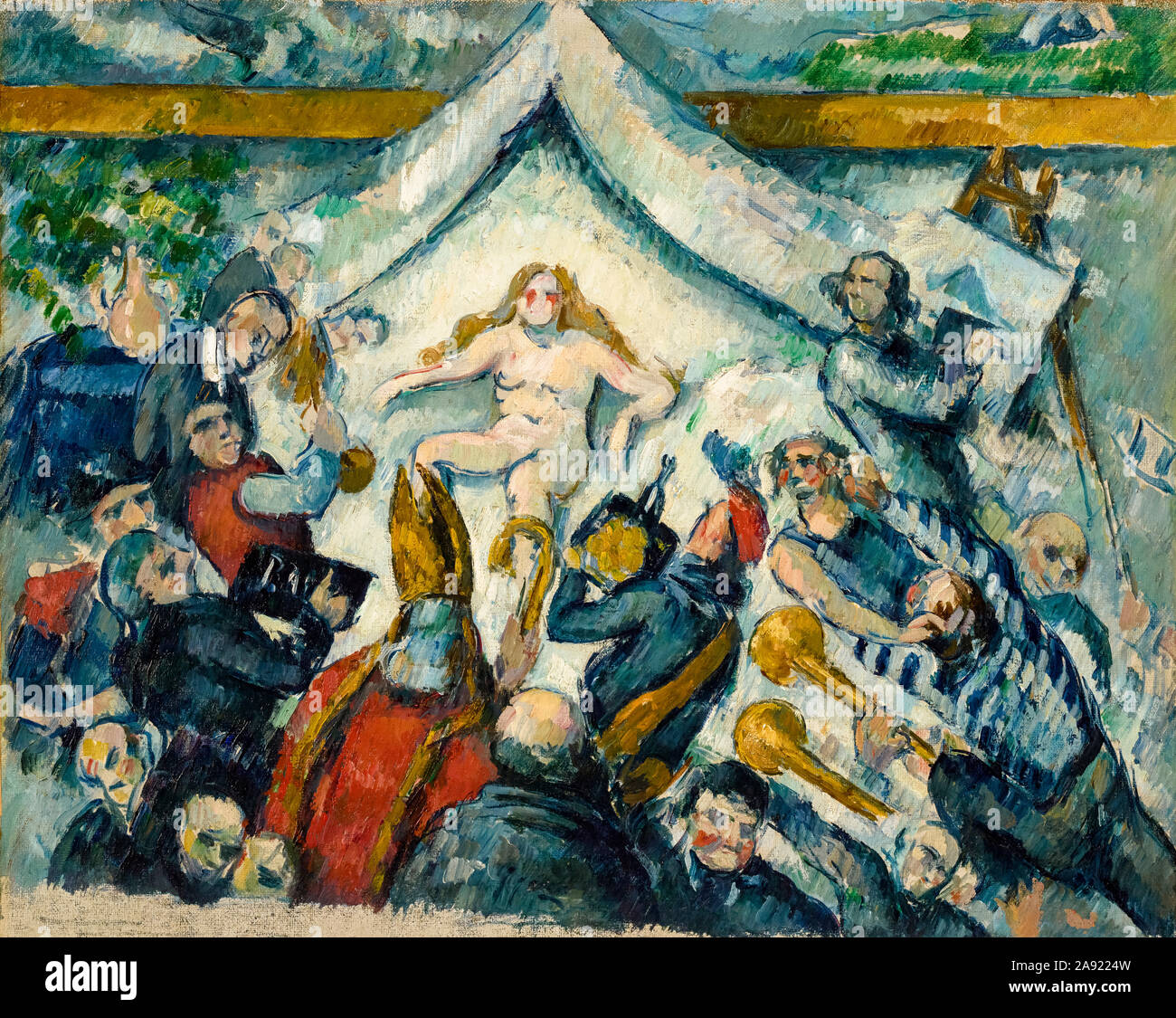 Paul Cézanne, la peinture, l'éternel féminin, (L'Éternel féminin), circa 1877 Banque D'Images