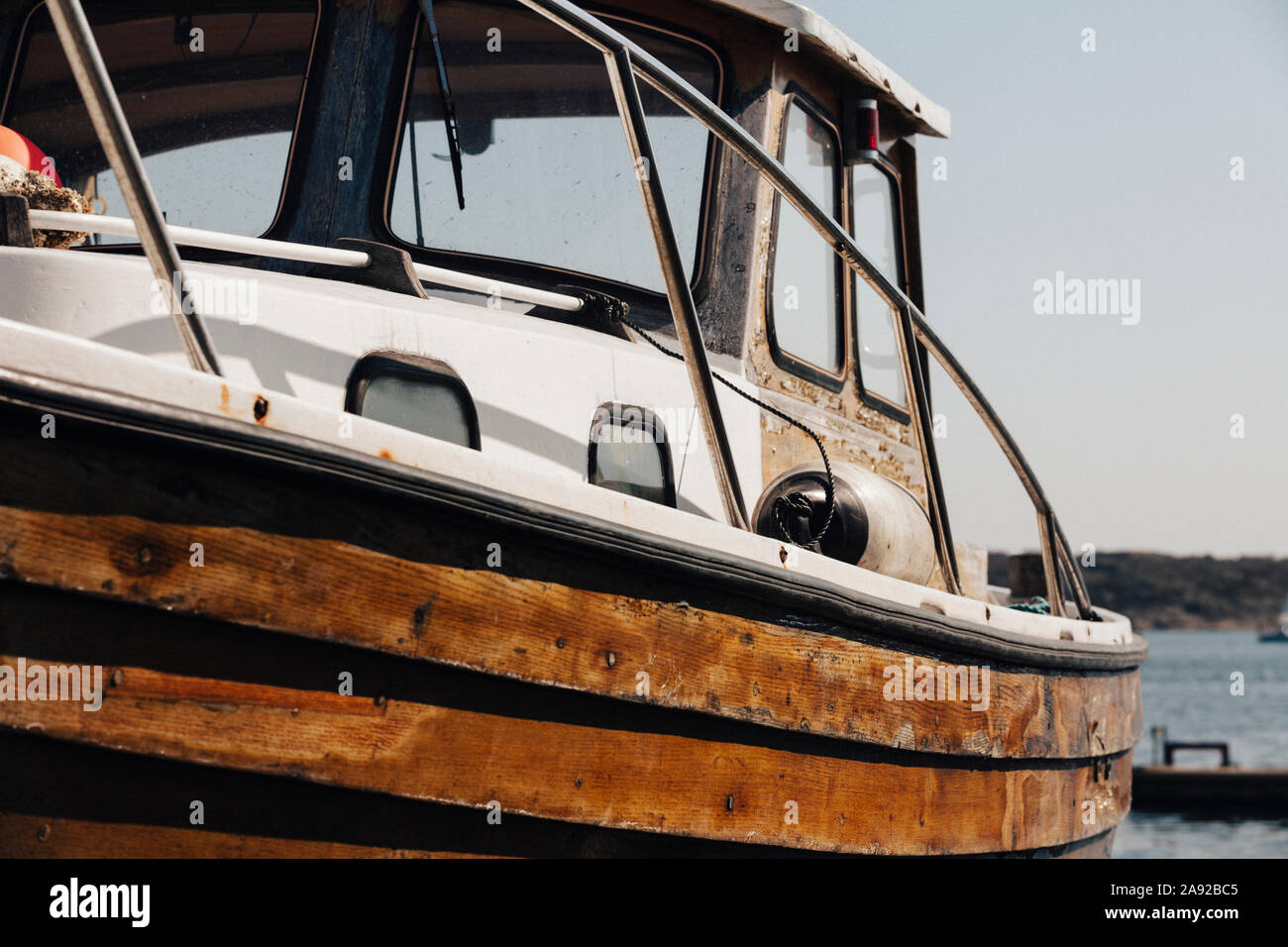 Bateau en bois Banque D'Images