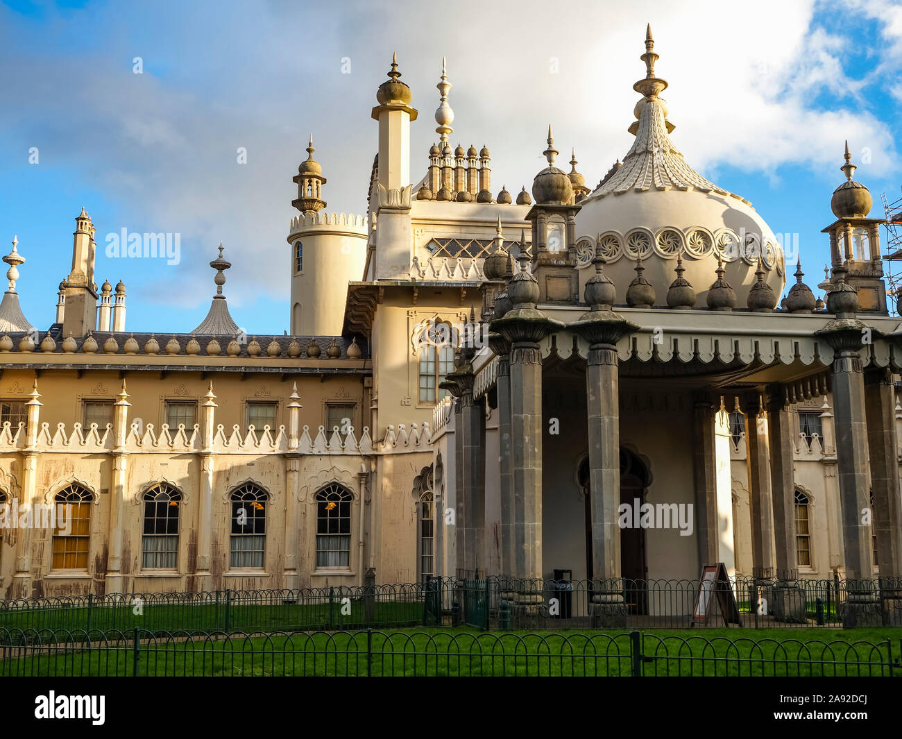 Extérieur du Pavillon Royal; Brighton, East Sussex, Angleterre Banque D'Images