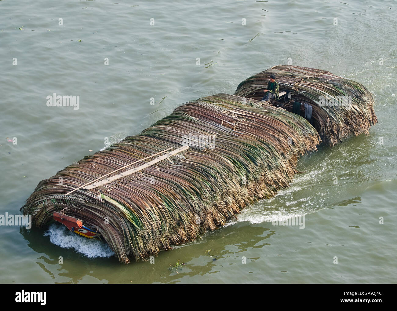 Bateaux De La Rivière Traditionnelle Vietnam Banque D'Images