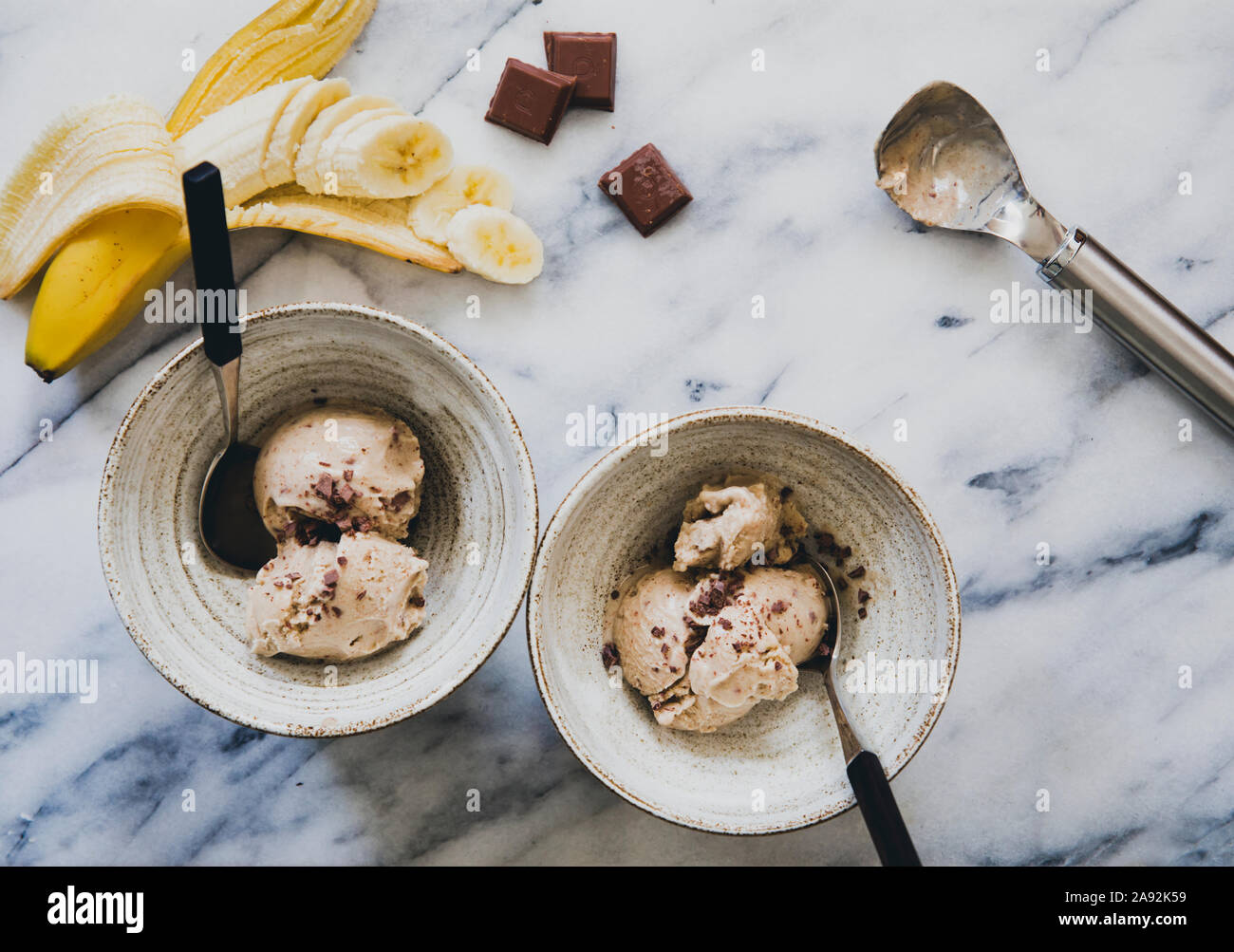 Crème glacée Banque D'Images