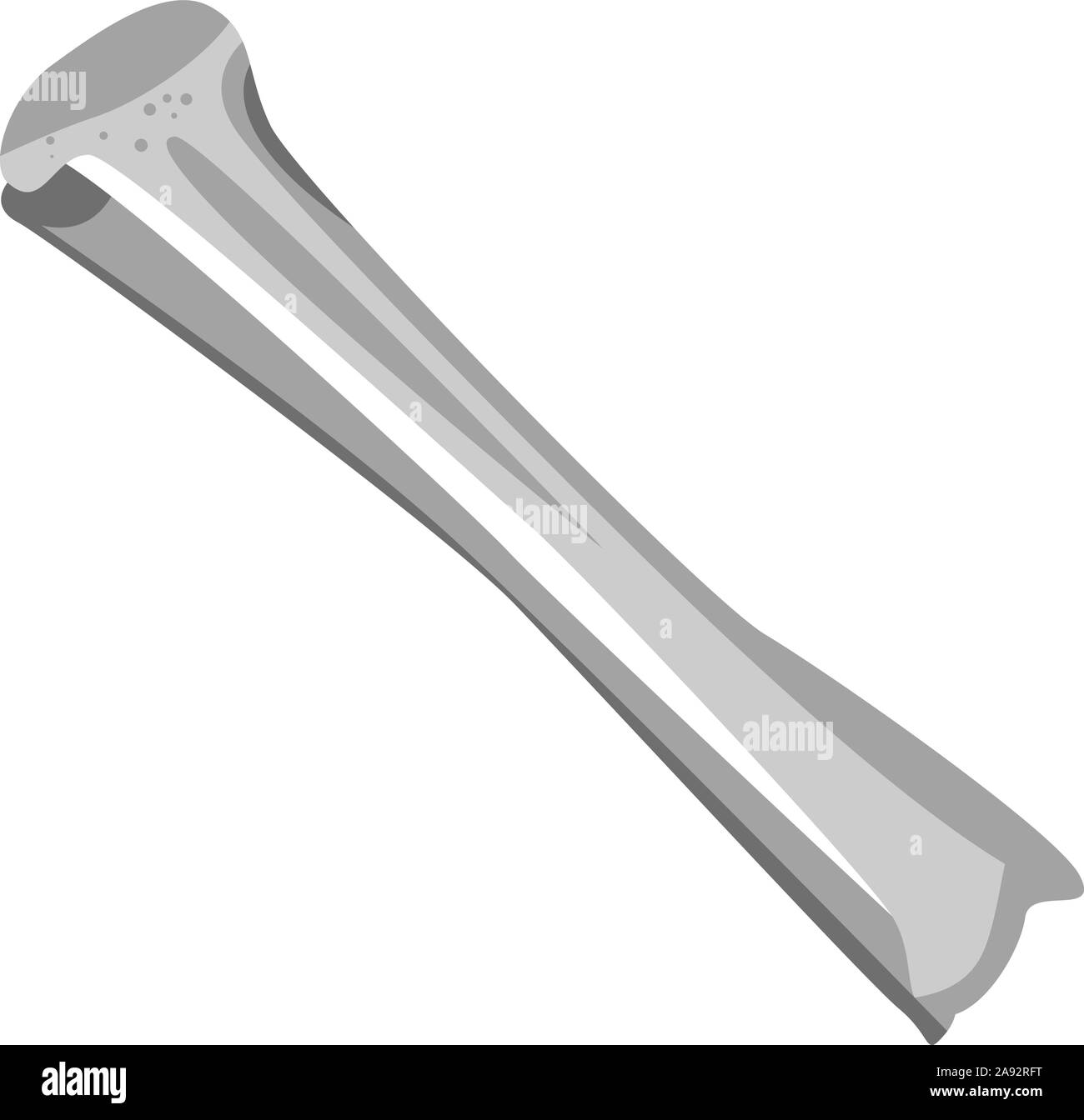 L'icône de l'humérus, style isométrique Illustration de Vecteur