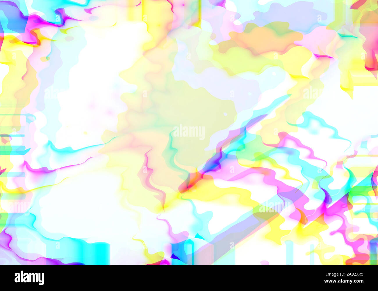 Résumé fond avec vibratn ondulation colorée Banque D'Images