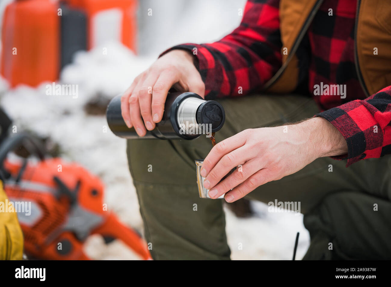 Pause café Banque D'Images