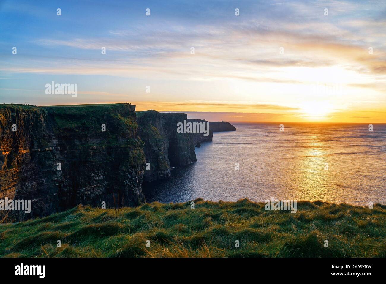 Les falaises de Moher, Irlande Banque D'Images