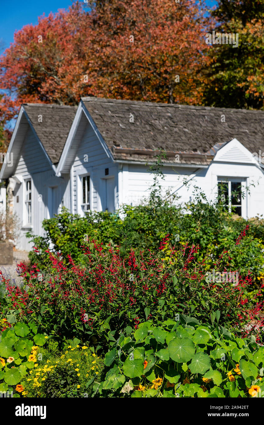 John Jay Homestead de Katonah,, New York, USA. Banque D'Images