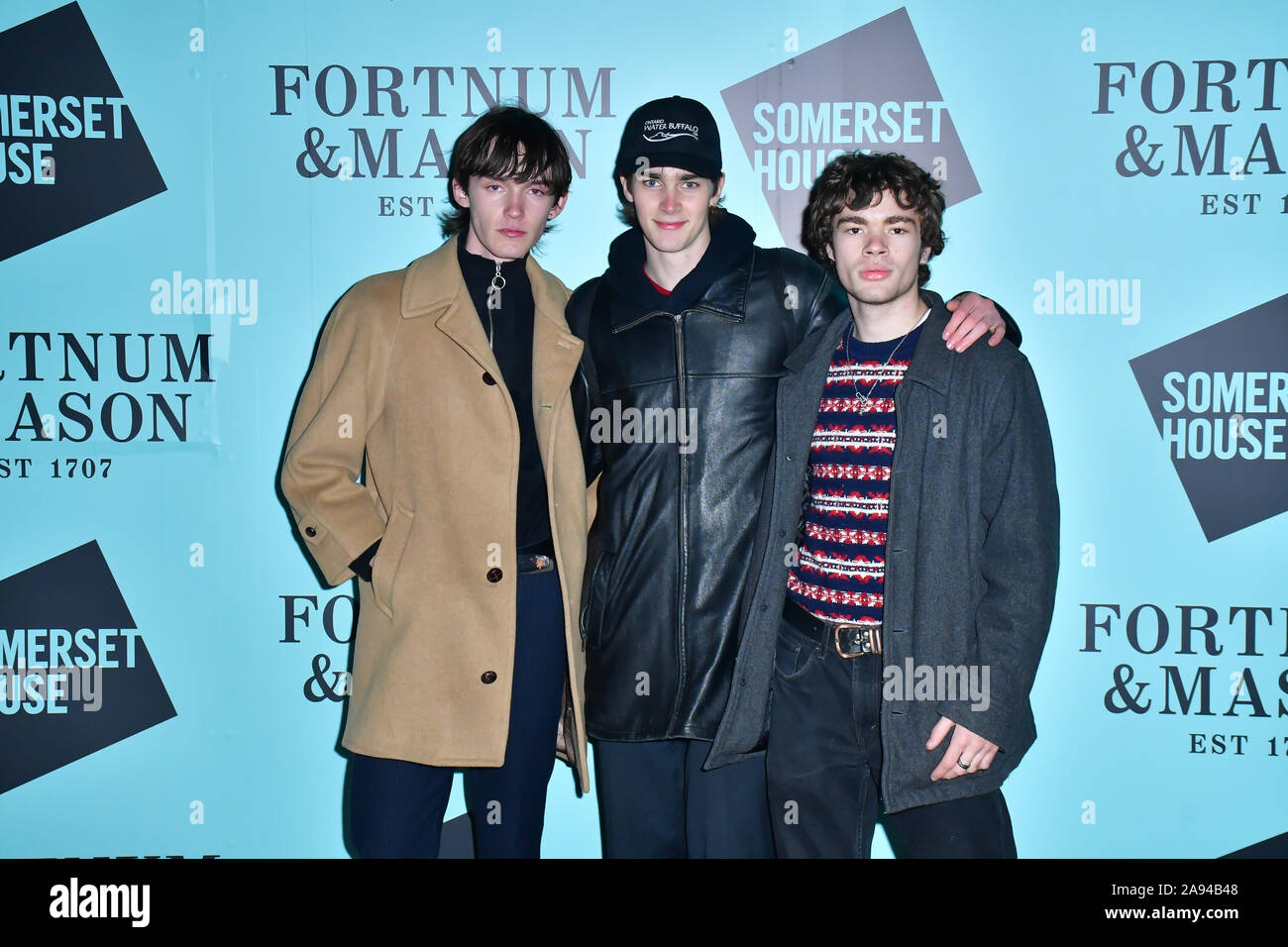 Londres, Royaume-Uni. 12 Nov, 2019. Skate à Somerset House avec party de lancement de Fortnum & Mason, Londres, Somerset House, 12 novembre 2019, Londres, Royaume-Uni, le Crédit photo : Alamy/Capital Live News Banque D'Images