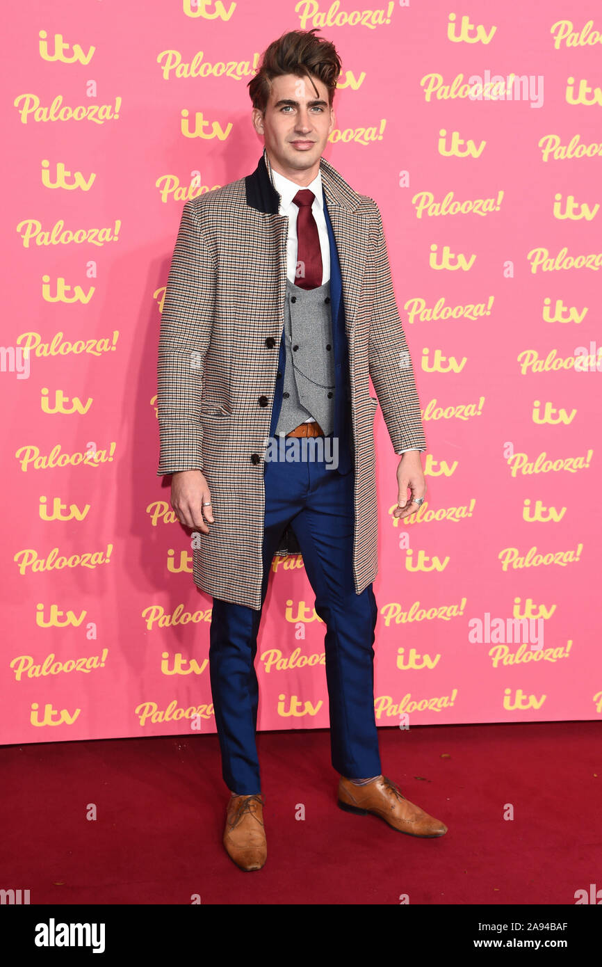 Londres, Royaume-Uni. 12 novembre 2019 : Chris Taylor arrivant pour l'ITV Palooza au Royal Festival Hall, Londres. Photo : Steve Sav/Featureflash Banque D'Images