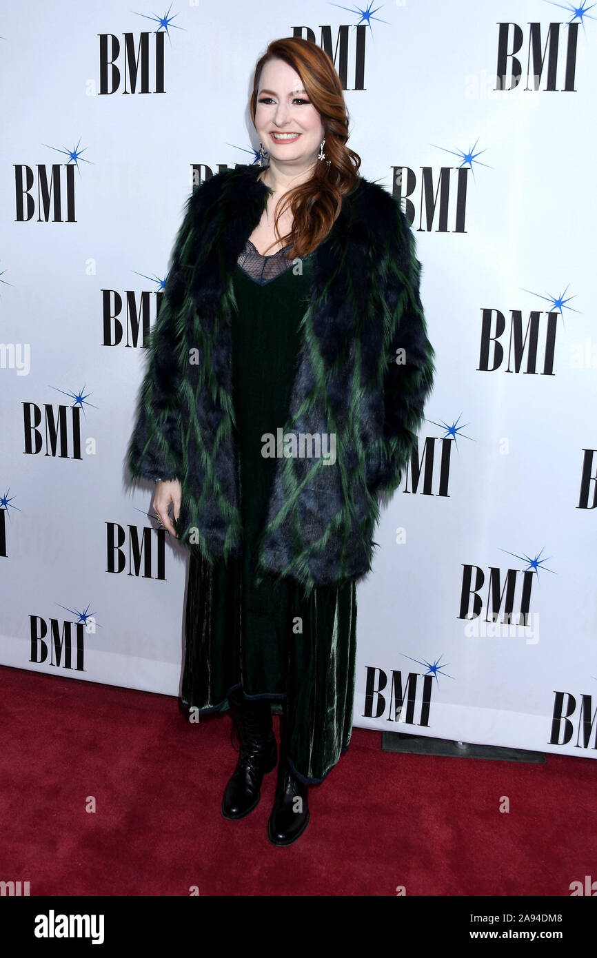 Nashville, Tennessee, USA. 12 Nov, 2019. Hilary Williams. 2019 BMI Country Awards tenue au Siège de l'IMC Music Row. Crédit : Laura Farr/AdMedia/Newscom/Alamy Live News Banque D'Images