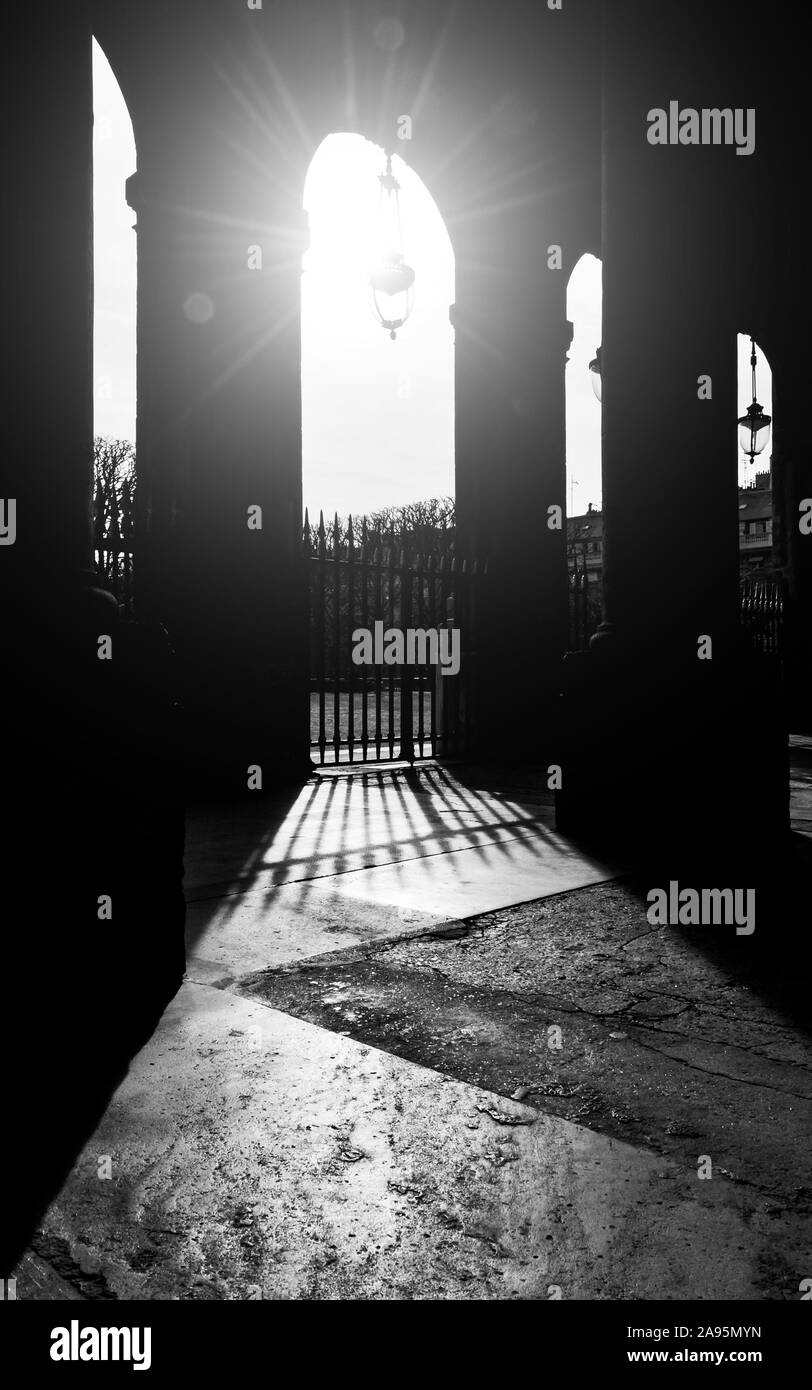 Le Palais-Royal à Paris Banque D'Images