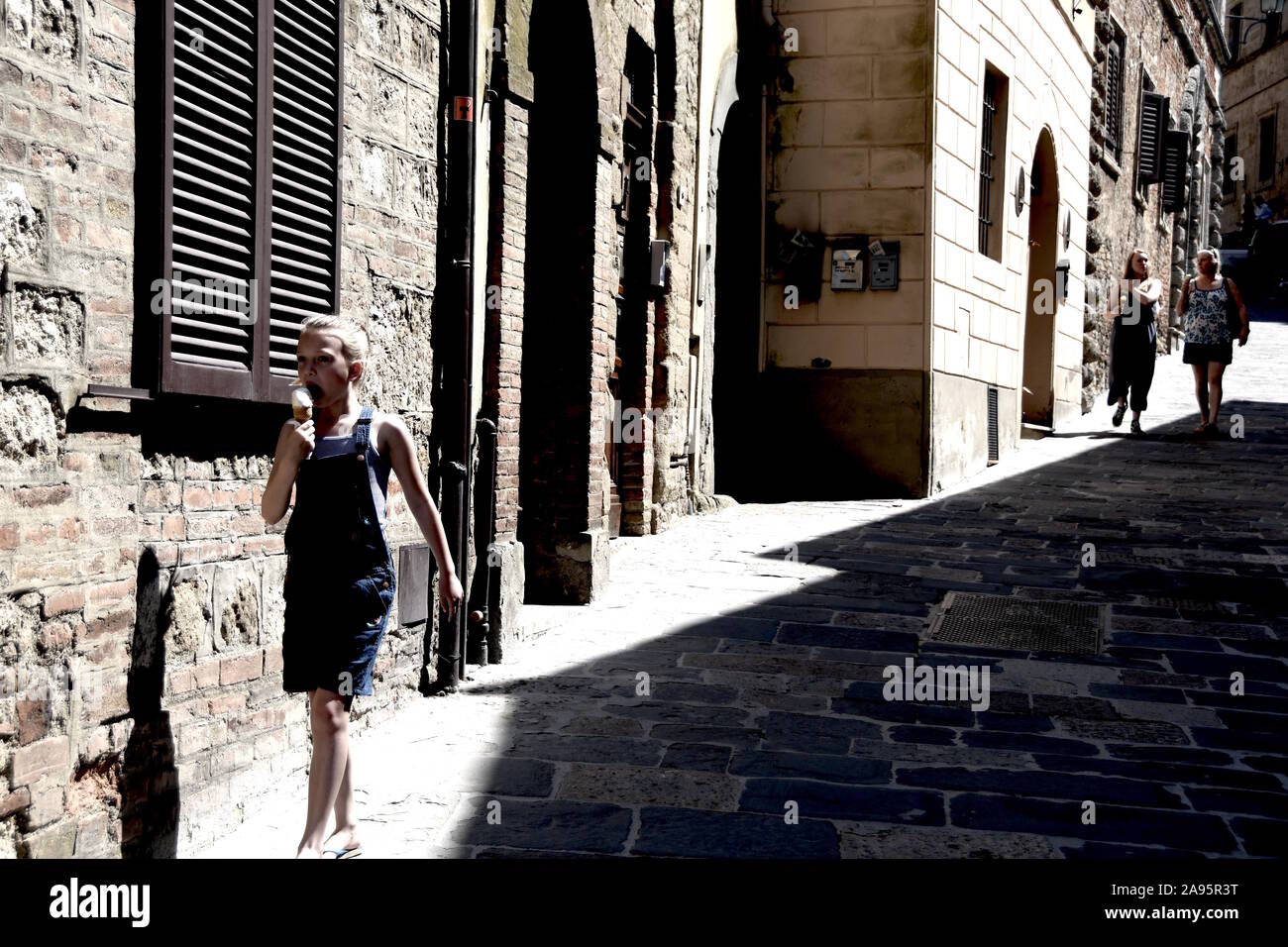 Sienne Toscane Italie Banque D'Images