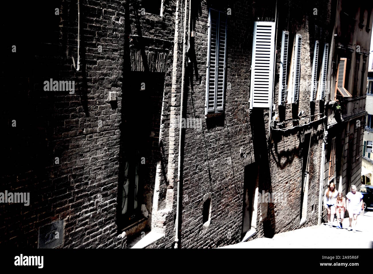 Sienne Toscane Italie Banque D'Images