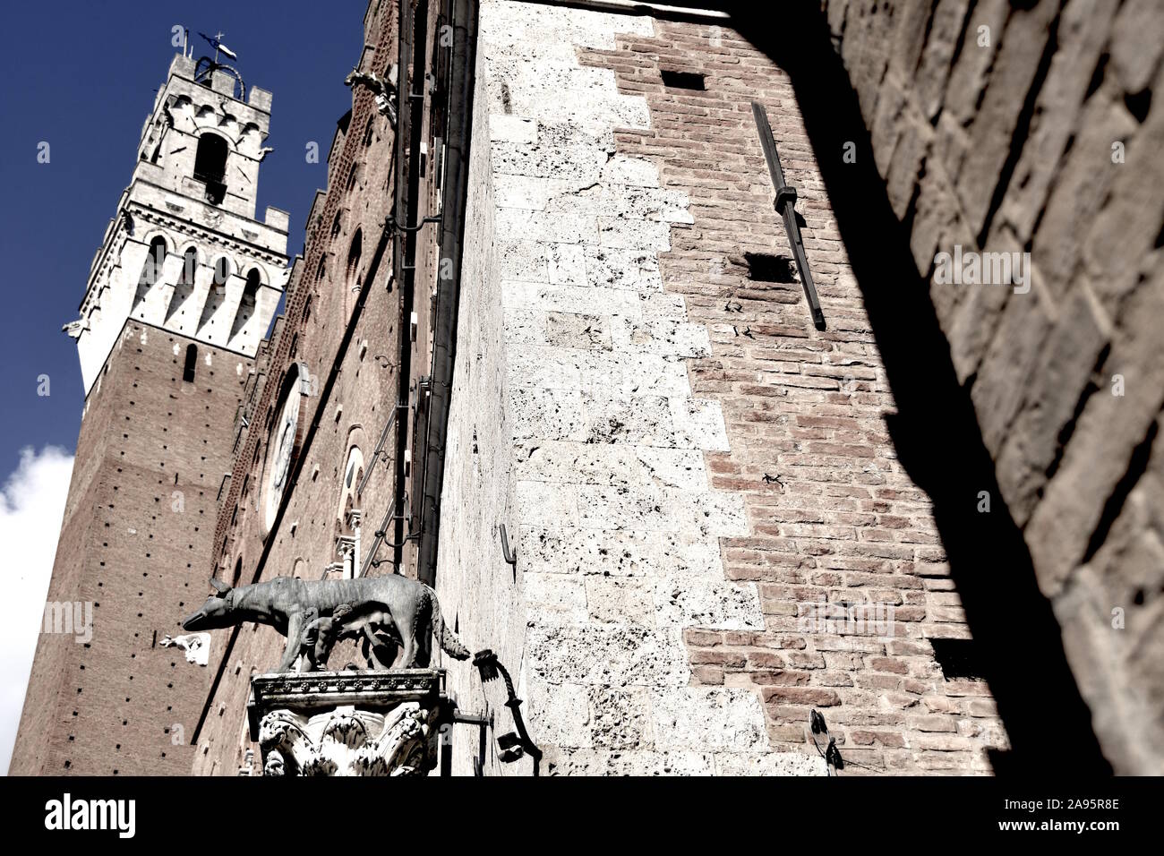 Sienne Toscane Italie Banque D'Images