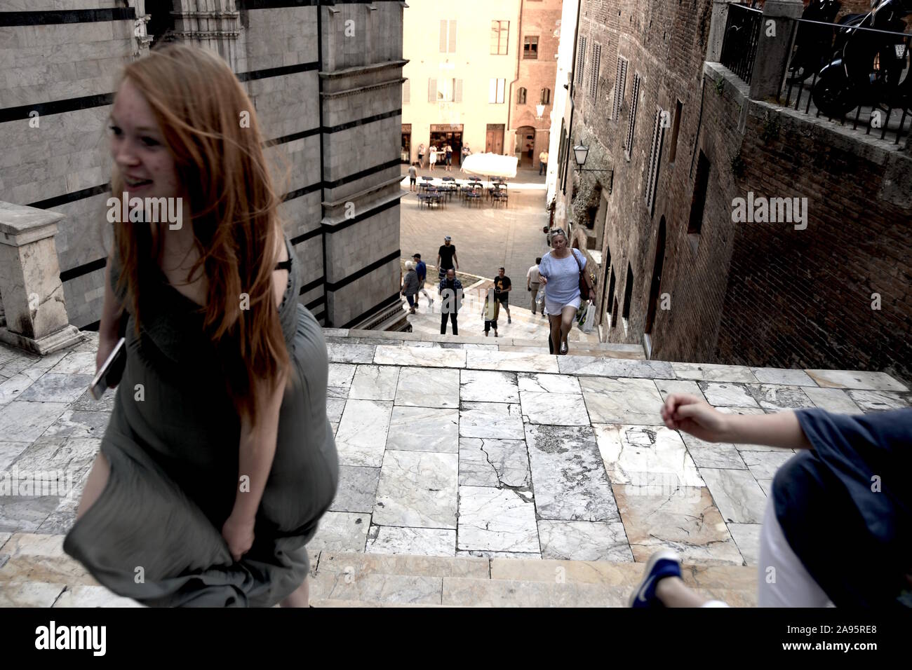 Sienne Toscane Italie Banque D'Images