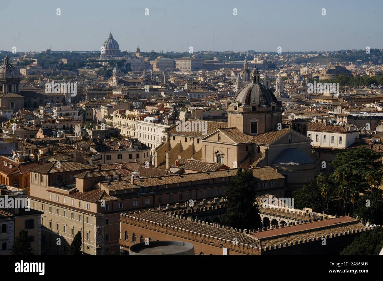L'Italie et Rome Crédit : John Sherbourne Banque D'Images