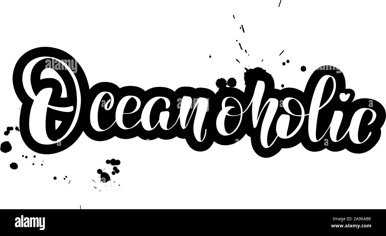 Calligraphie vecteur illustration isolé sur fond blanc Illustration de Vecteur