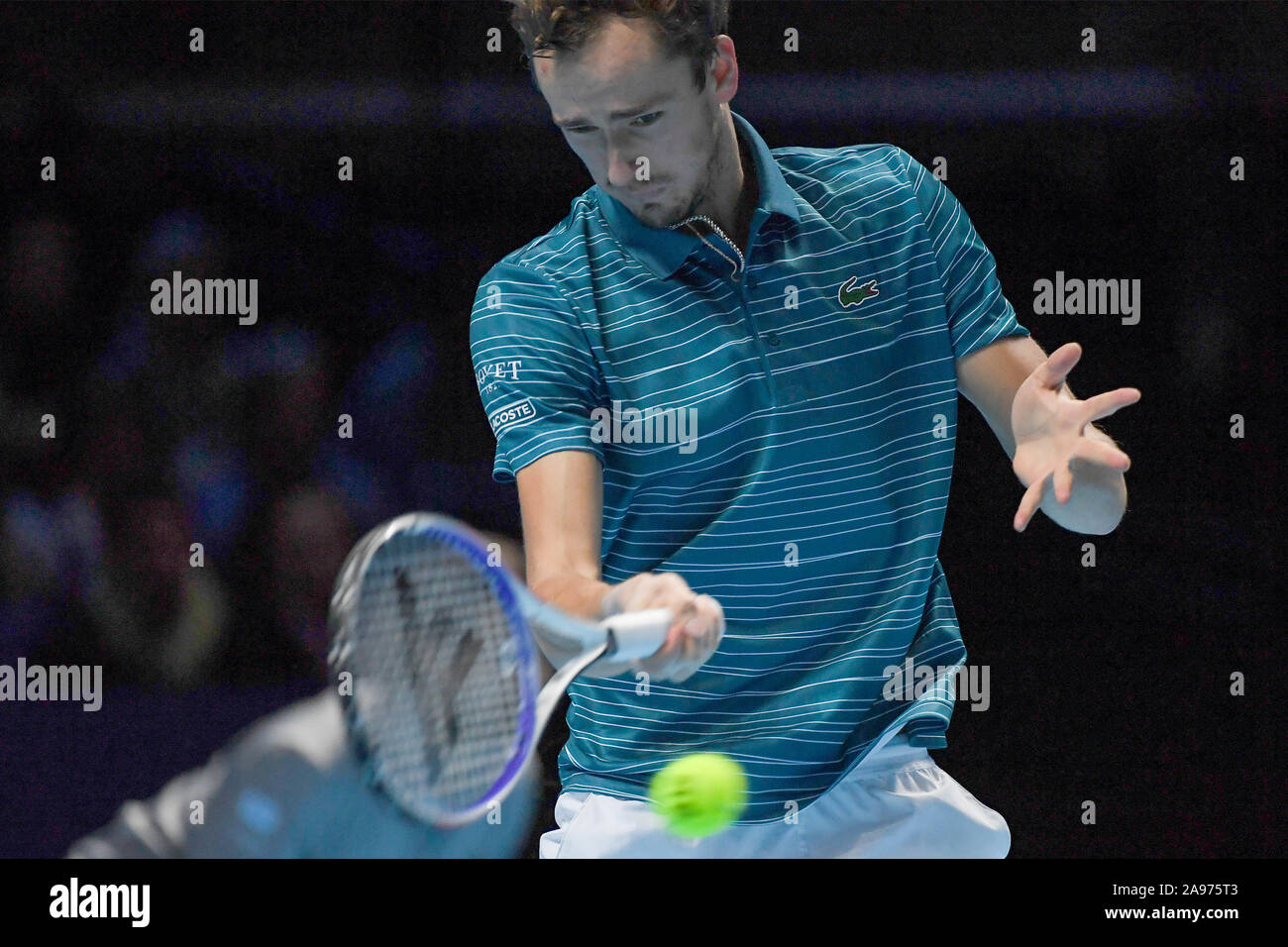 Roma, Italie, 13 novembre 2019, Daniel mededev ,rus, au cours Nitto Final ATP Rafael Nadal Vs Daniil Medvedev - Internationaux de Tennis - Crédit : LPS/Roberto Zanettin/Alamy Live News Banque D'Images