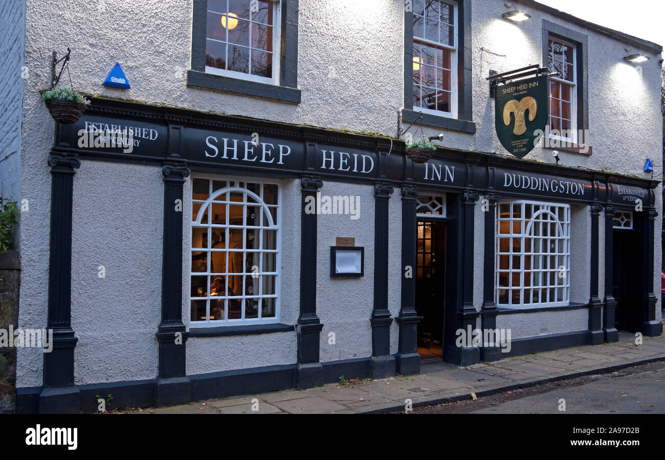 Sheep Heid Inn, Duddingston, Édimbourg, Écosse, Royaume-Uni. Banque D'Images