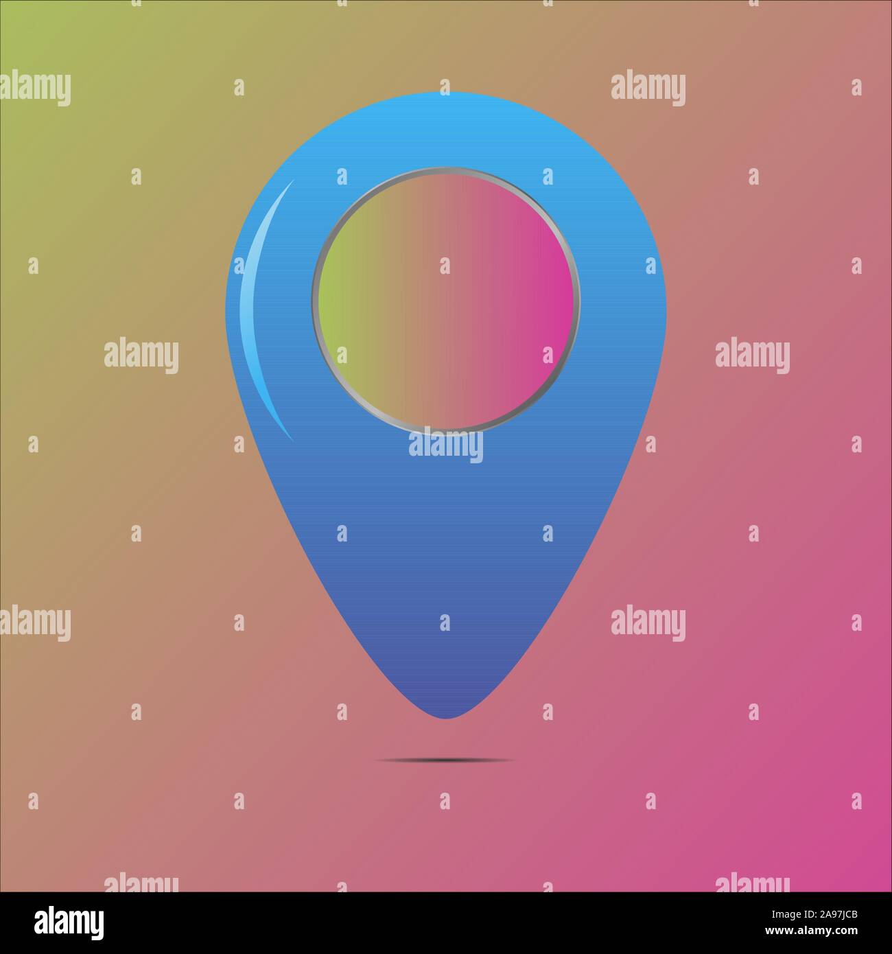 Mais tout simplement incroyable carte géolocalisation vector borne. bon pour montrer à votre lieu de destination, ou pour logo de marque. Modèle plat. De géolocaliser set Illustration de Vecteur