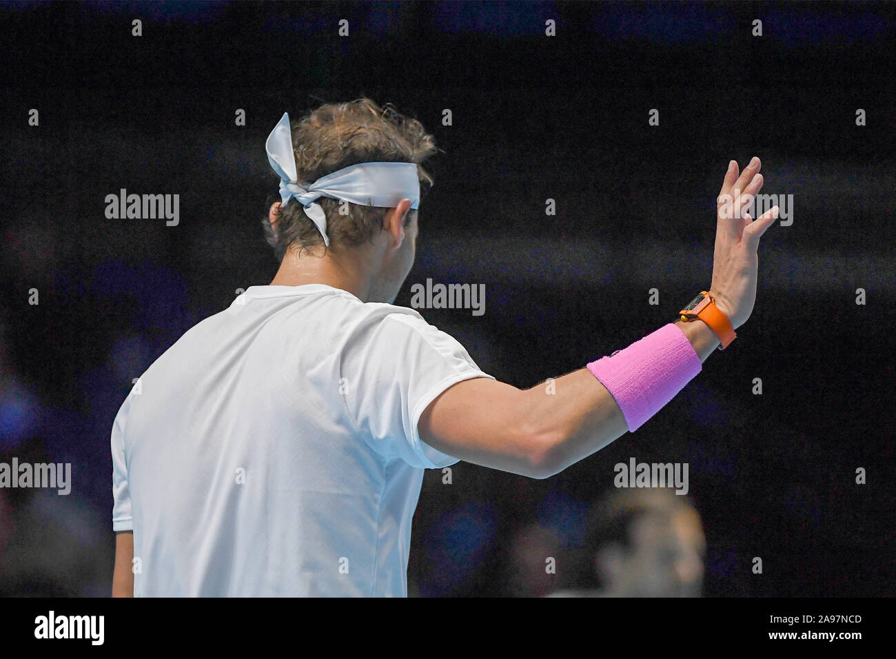 Roma, Italie, 13 Nov 2019, Rafael Nadal ,spa, au cours Nitto Final ATP Rafael Nadal Vs Daniil Medvedev - Internationaux de Tennis - Crédit : LPS/Roberto Zanettin/Alamy Live News Banque D'Images