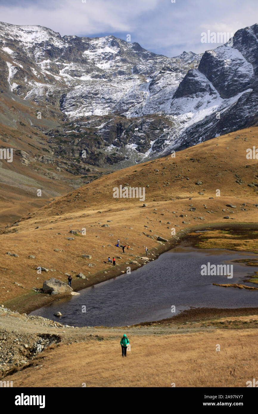 Les lacs glaciaires dans la région orientale de la mer Noire constituent un élément important de la richesse visuelle Banque D'Images