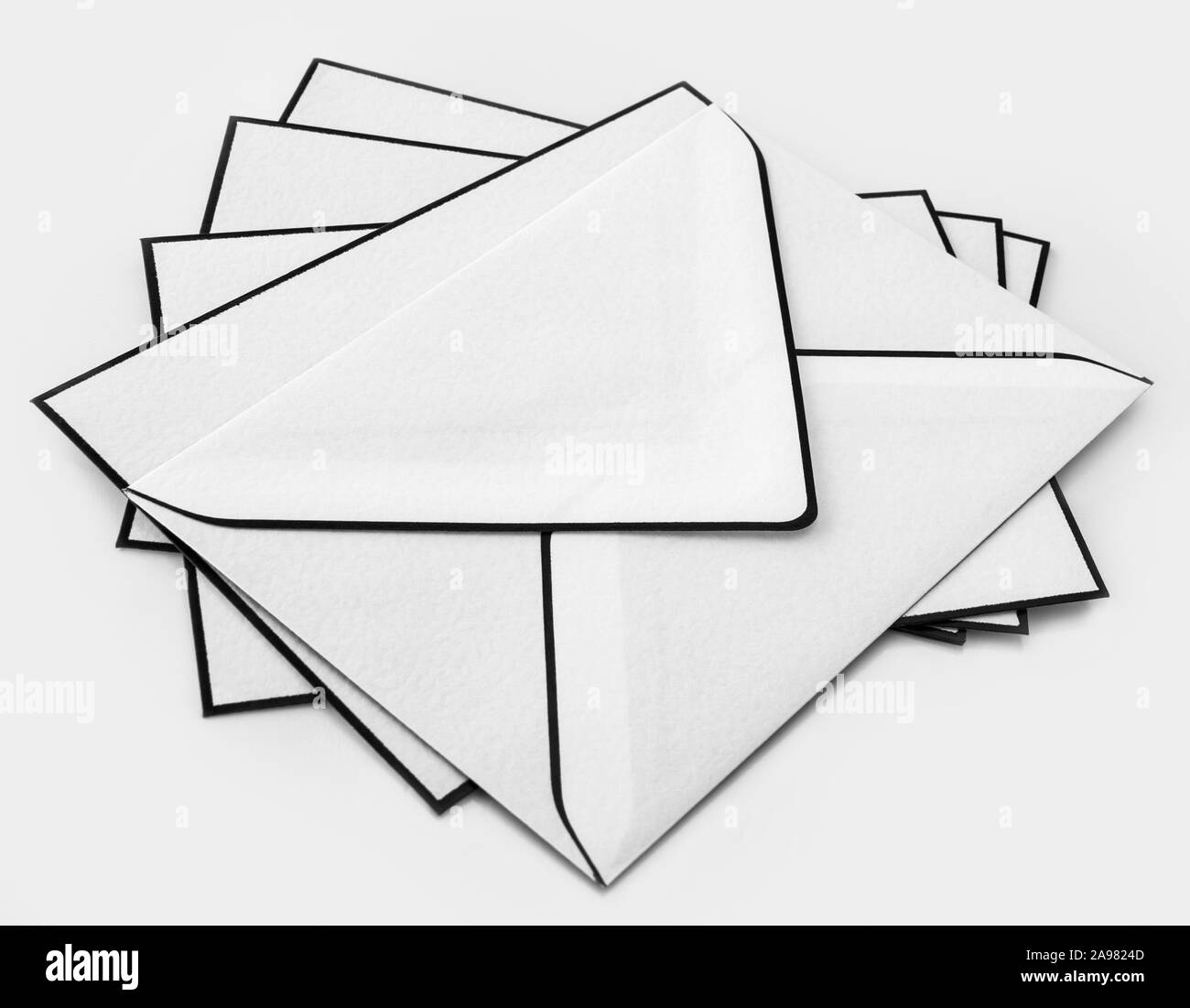 Les lettres de condoléances Banque D'Images