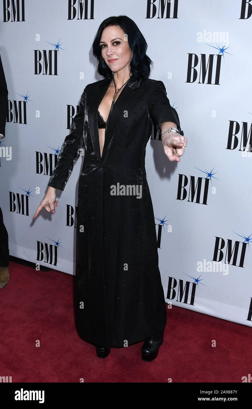 12 novembre 2019 à Nashville, Tennessee, USA : Amanda Shires. 2019 BMI Country Awards tenue au Siège de l'IMC Music Row. (Crédit Image : © Laura Farr/AdMedia via Zuma sur le fil) Banque D'Images