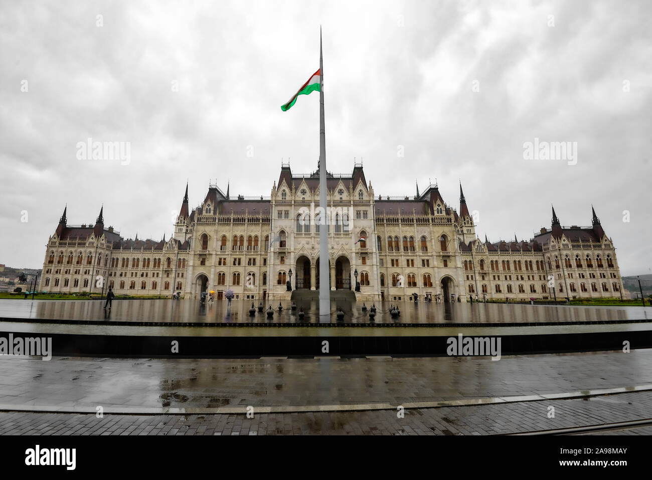 Le Parlement de Hongrie Banque D'Images