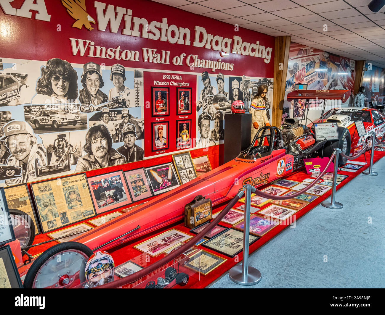 Big Daddy Don Garlits Museum of Drag Racing dans Ocala en Floride aux États-Unis Banque D'Images