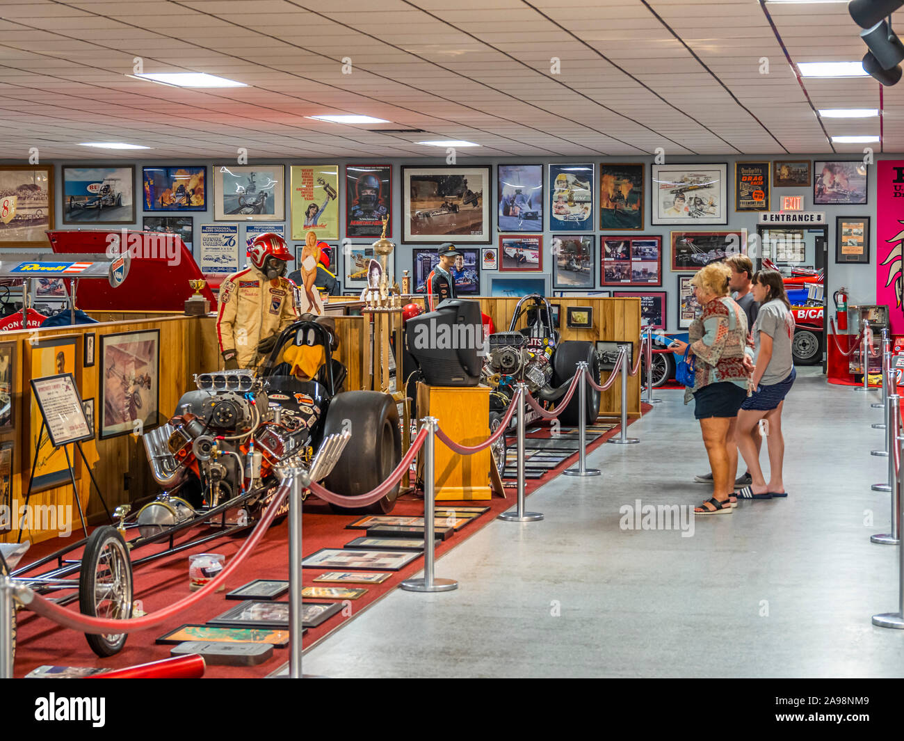 Big Daddy Don Garlits Museum of Drag Racing dans Ocala en Floride aux États-Unis Banque D'Images