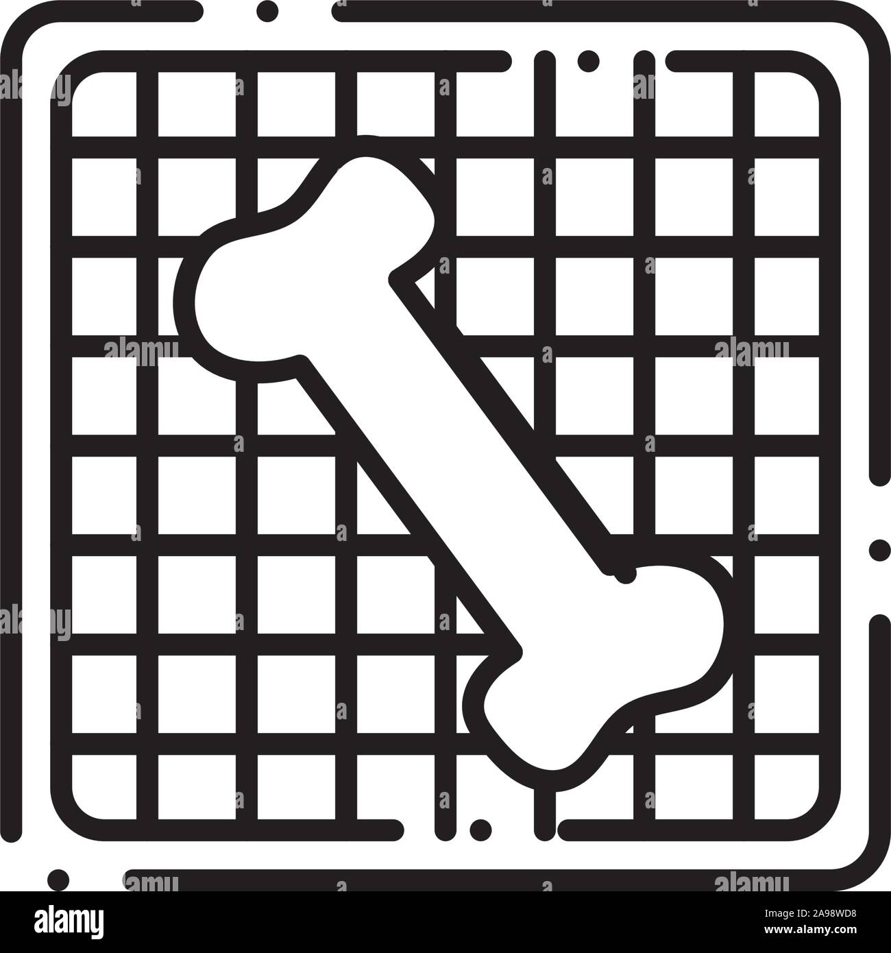 X ray bone icône concevoir, de soins de santé médical clinique de l'aide d'urgence et les médicaments Vector illustration Illustration de Vecteur