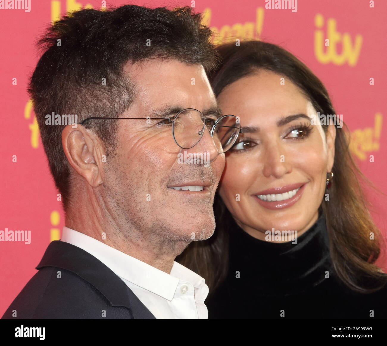 Londres, Royaume-Uni. 12 Nov, 2019. Simon Cowell et Lauren Silverman à l'ITV Palooza au Royal Festival Hall, South Bank Crédit : SOPA/Alamy Images Limited Live News Banque D'Images