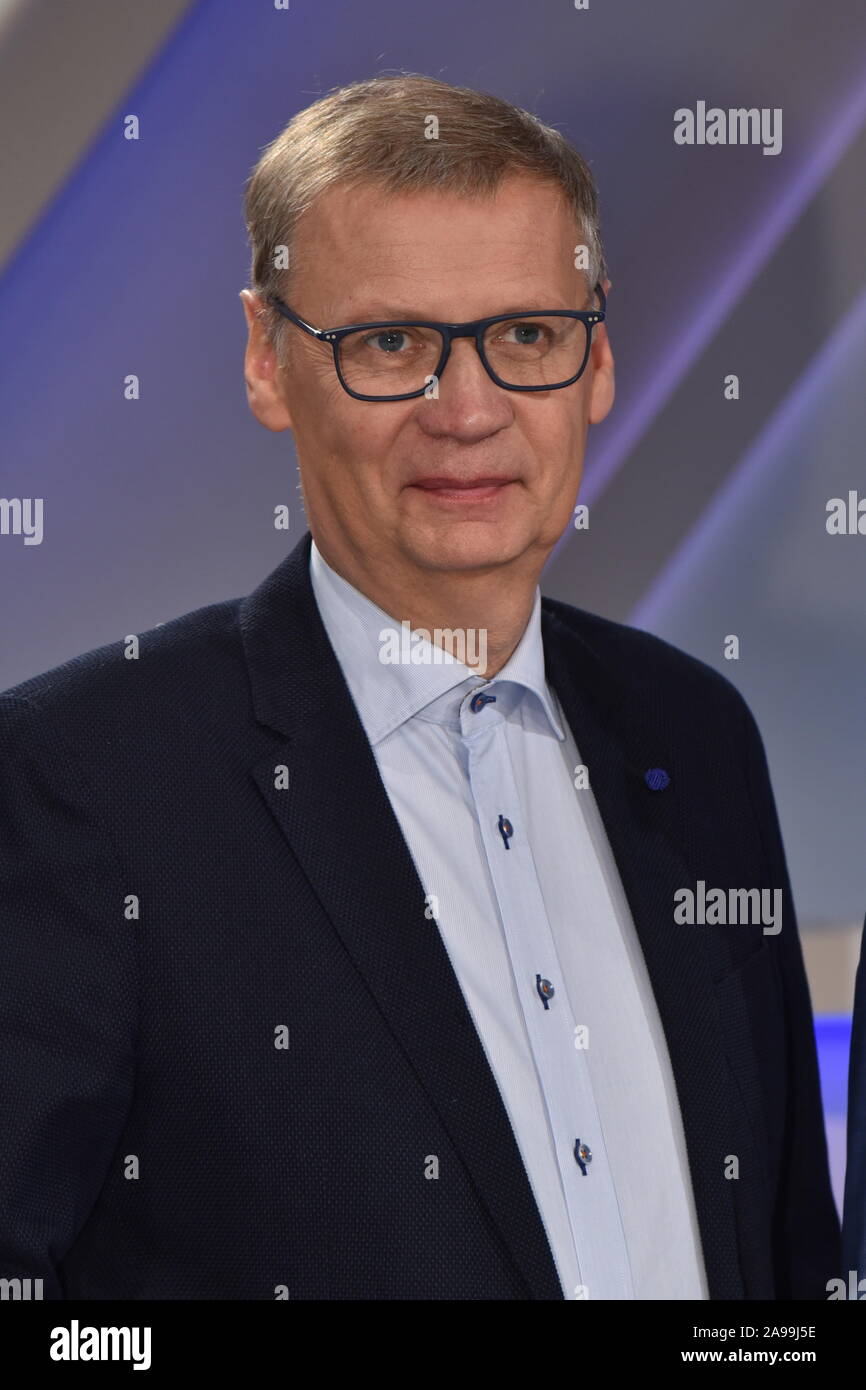 Cologne, Allemagne. 13 Nov, 2019. Le présentateur Günther Jauch est l'invité de l'ARD talk show ' Maischberger . La semaine : Horst Galuschka de crédit '/dpa/Horst Galuschka dpa/Alamy Live News Banque D'Images