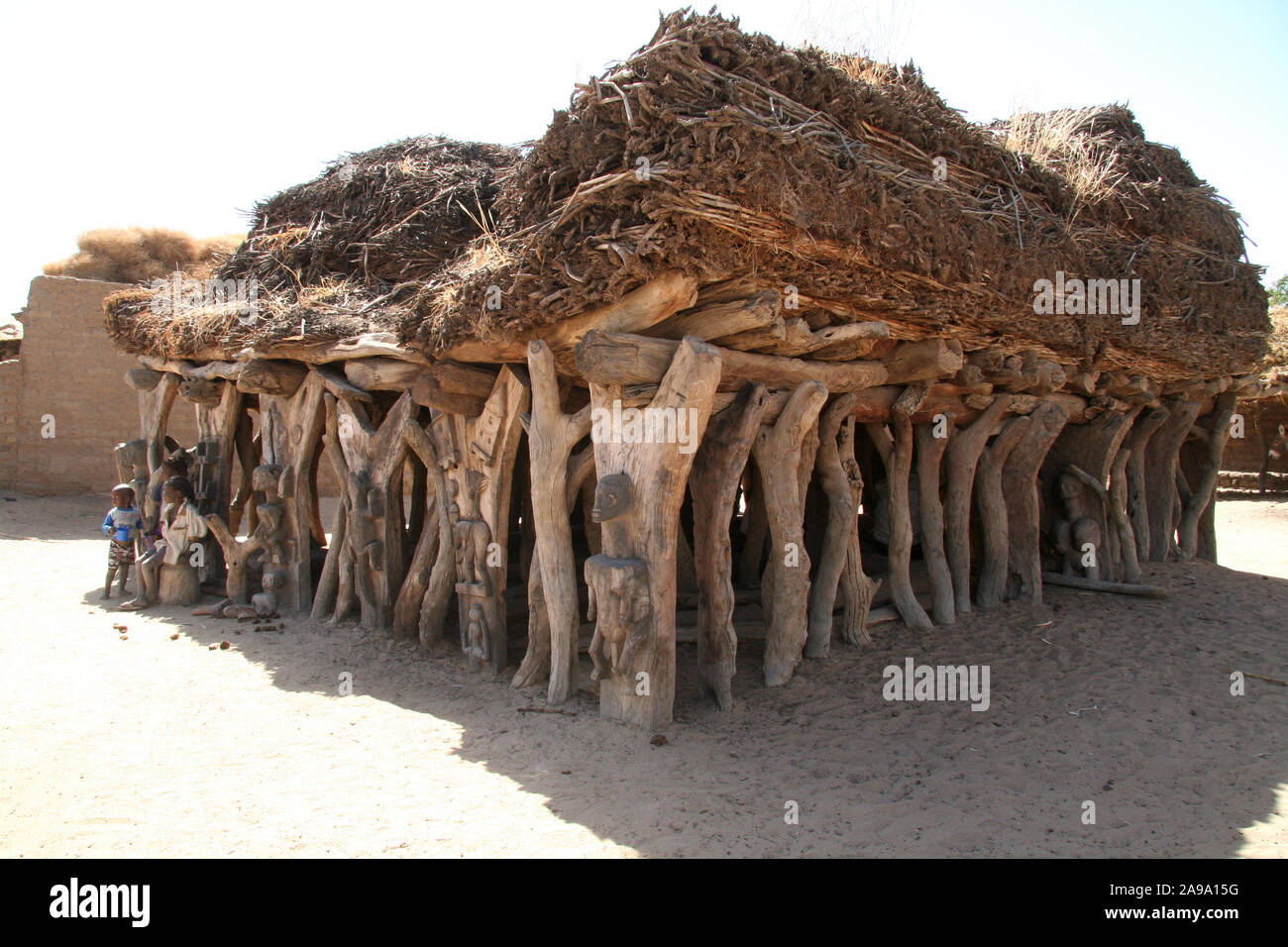 Pays Dogon : village de Madougou Banque D'Images