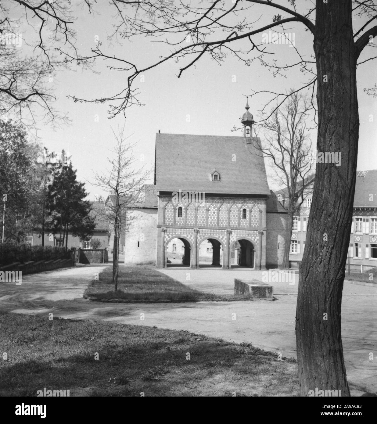 Les rois'hall de Lorsch Abbaye de Berstraße, Allemagne 1930. Banque D'Images